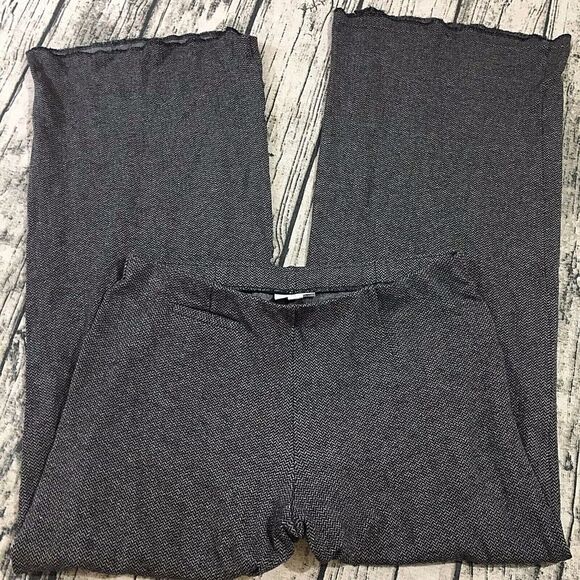 J. Jill Pants - J‎ Jill Ponte Womens Gaucho Pants Sz S Small Capri Gray Chevron Cropped Adjusted